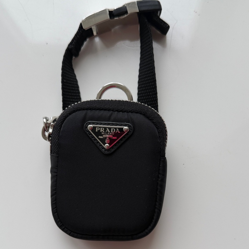 Prada Black Belt Bag Re-nylon Boots Pouch